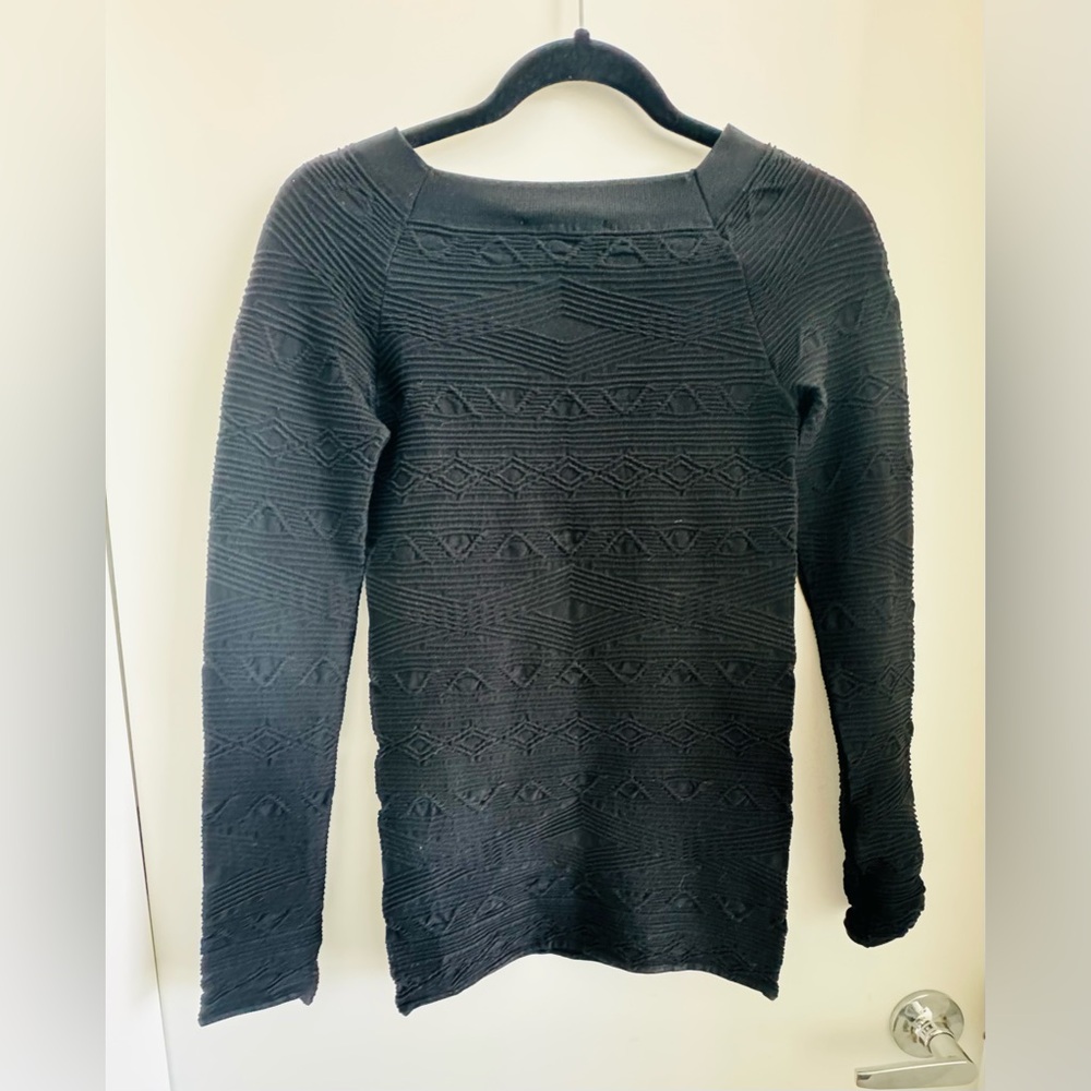 Joseph Ribkoff Textured Knit Bodycon Top